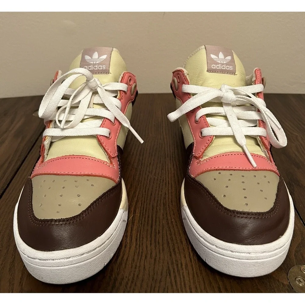 Size 8- adidas Rivalry Low x Human Made Sand‎ Brown 2020 Missing Insoles
